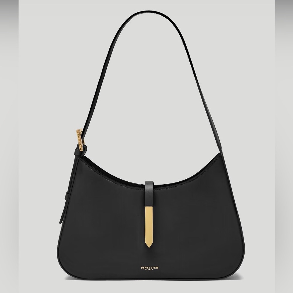 DEMELLIER The Tokyo Bag in Black Smooth